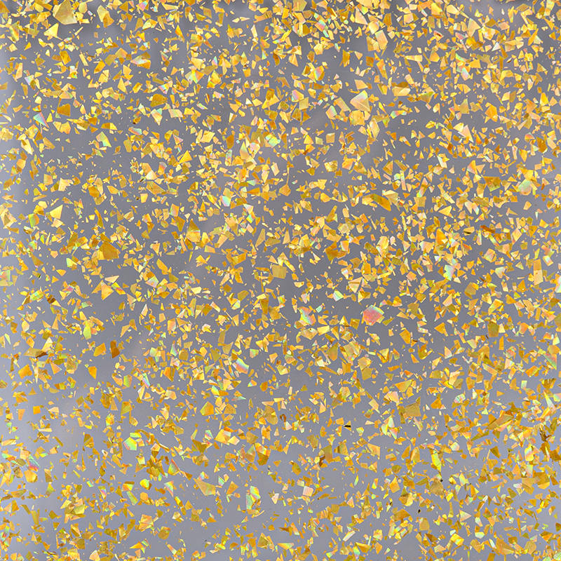 Folha de acrílico colorido de brilho estampado